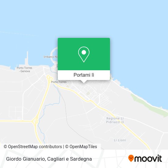 Mappa Giordo Gianuario