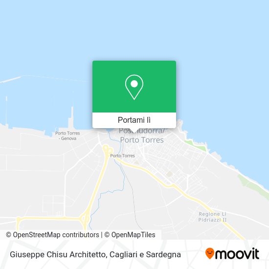 Mappa Giuseppe Chisu Architetto