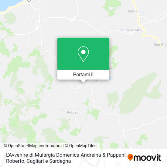Mappa L'Avvenire di Mulargia Domenica Andreina & Pappani Roberto