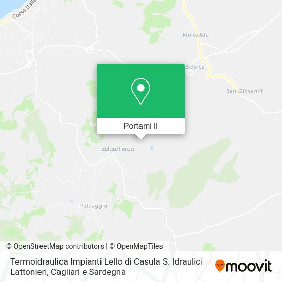 Mappa Termoidraulica Impianti Lello di Casula S. Idraulici Lattonieri