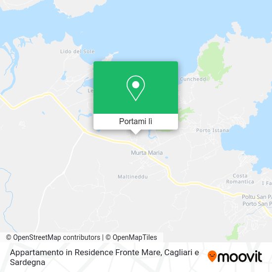 Mappa Appartamento in Residence Fronte Mare