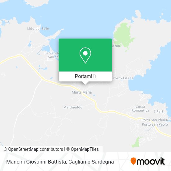 Mappa Mancini Giovanni Battista