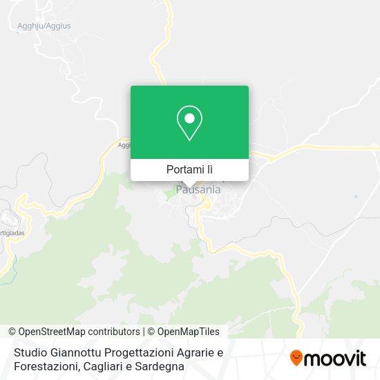 Mappa Studio Giannottu Progettazioni Agrarie e Forestazioni