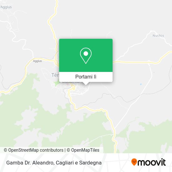 Mappa Gamba Dr. Aleandro