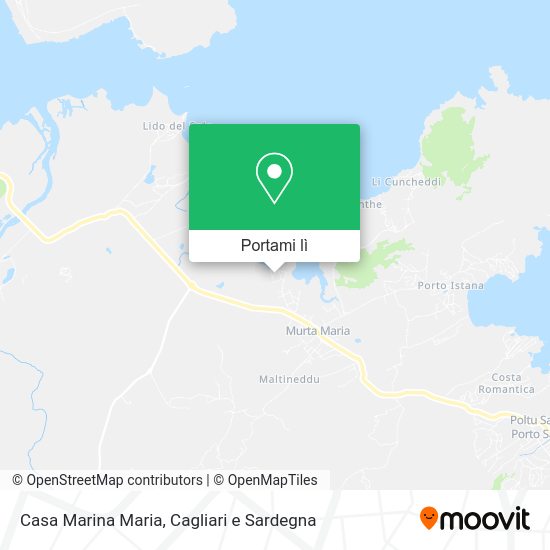 Mappa Casa Marina Maria