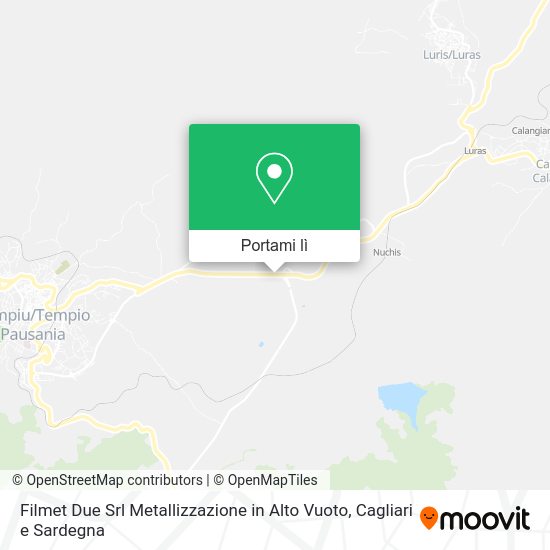 Mappa Filmet Due Srl Metallizzazione in Alto Vuoto