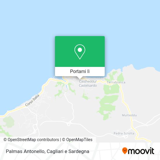 Mappa Palmas Antonello