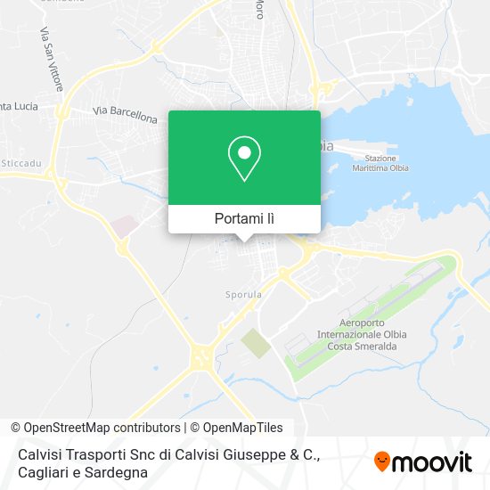 Mappa Calvisi Trasporti Snc di Calvisi Giuseppe & C.