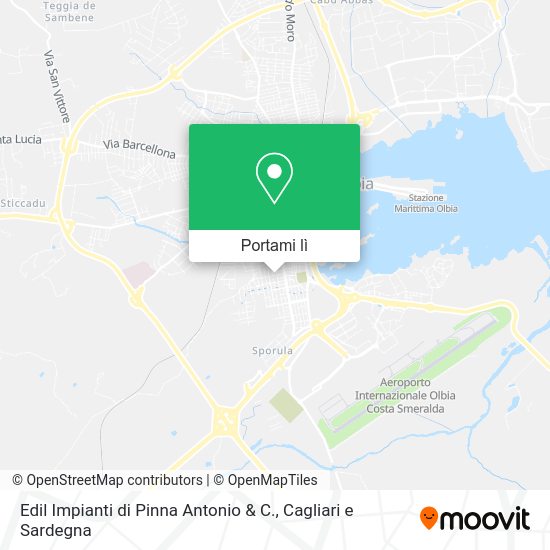 Mappa Edil Impianti di Pinna Antonio & C.