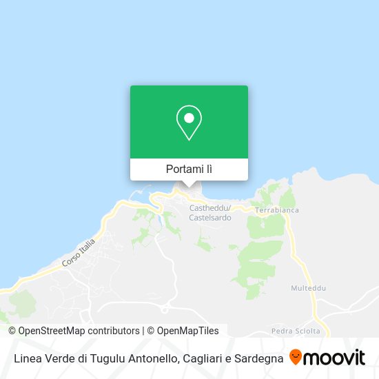 Mappa Linea Verde di Tugulu Antonello