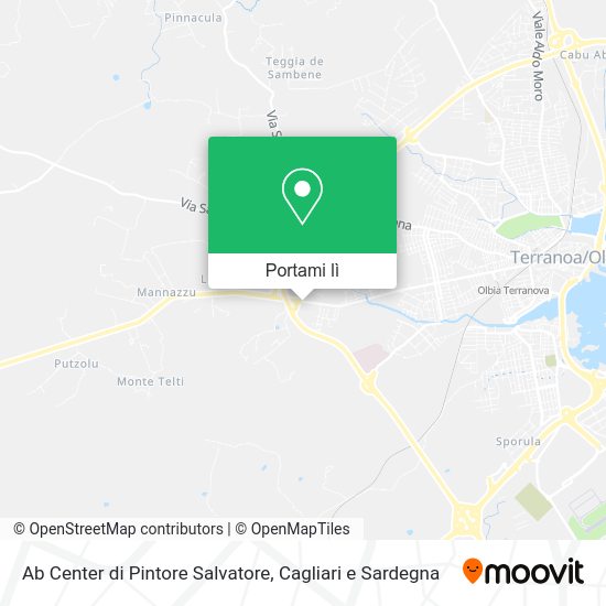Mappa Ab Center di Pintore Salvatore