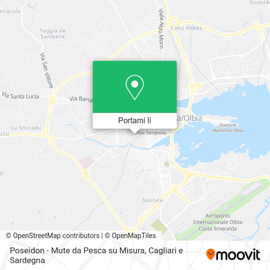 Mappa Poseidon - Mute da Pesca su Misura
