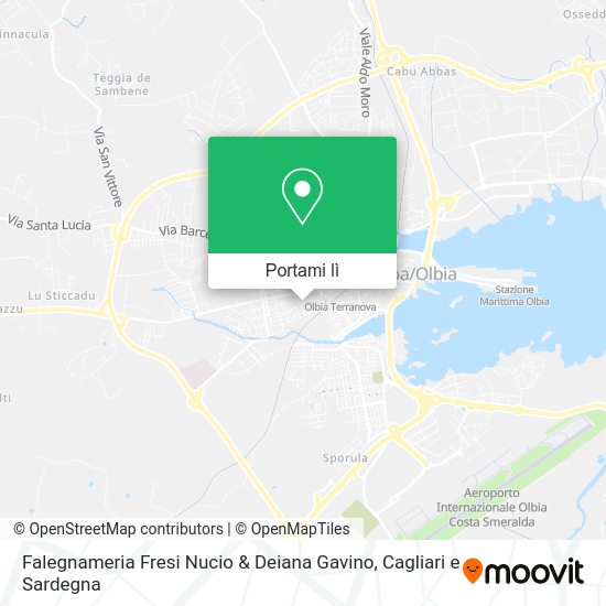 Mappa Falegnameria Fresi Nucio & Deiana Gavino