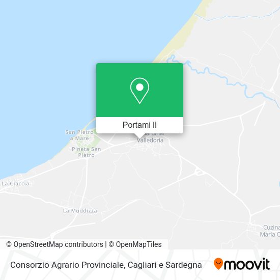 Mappa Consorzio Agrario Provinciale