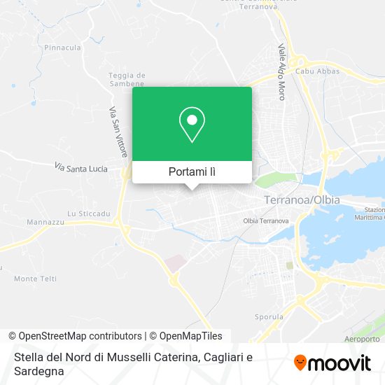 Mappa Stella del Nord di Musselli Caterina