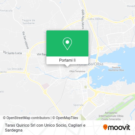 Mappa Taras Quirico Srl con Unico Socio