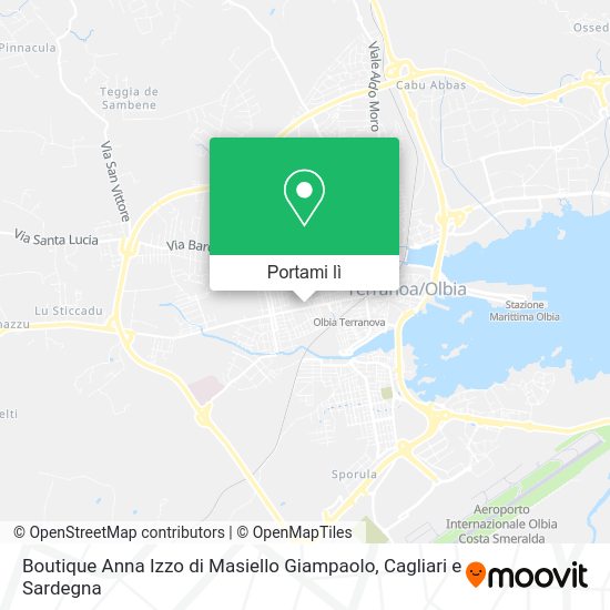 Mappa Boutique Anna Izzo di Masiello Giampaolo