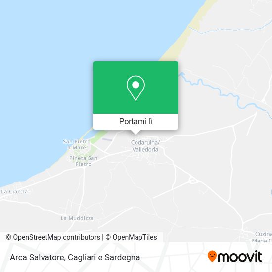 Mappa Arca Salvatore