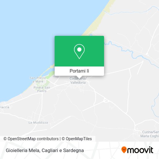 Mappa Gioielleria Mela