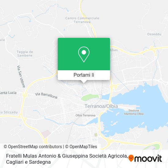 Mappa Fratelli Mulas Antonio & Giuseppina Società Agricola