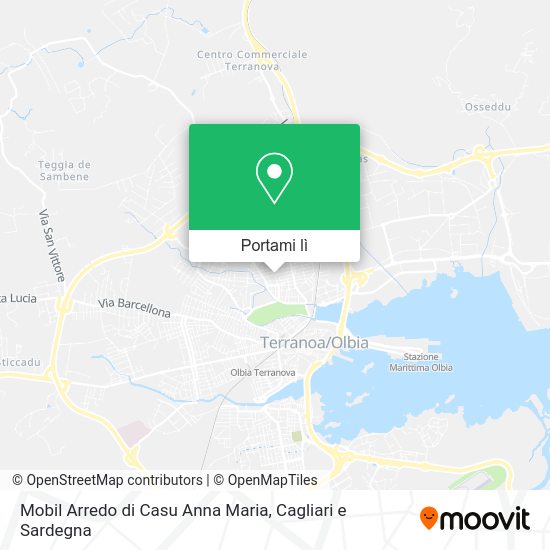 Mappa Mobil Arredo di Casu Anna Maria