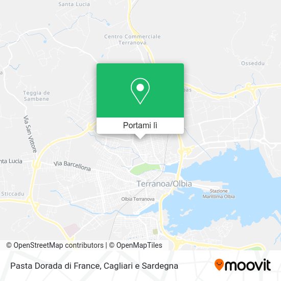 Mappa Pasta Dorada di France