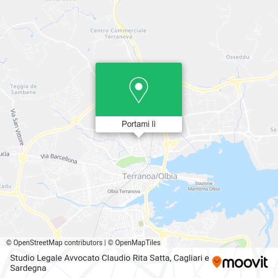Mappa Studio Legale Avvocato Claudio Rita Satta