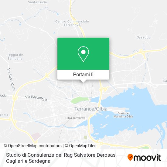 Mappa Studio di Consulenza del Rag Salvatore Derosas