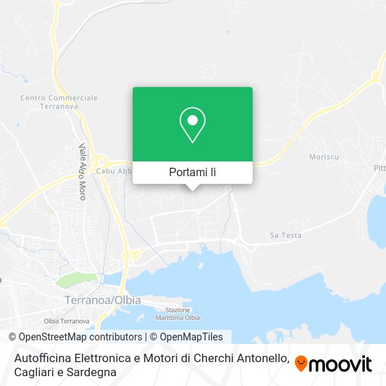 Mappa Autofficina Elettronica e Motori di Cherchi Antonello