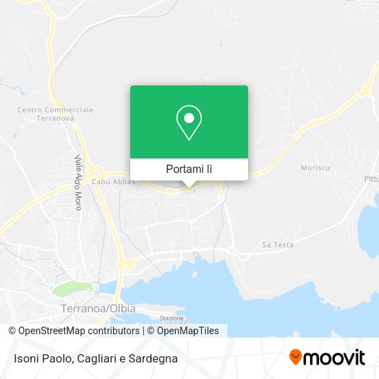 Mappa Isoni Paolo