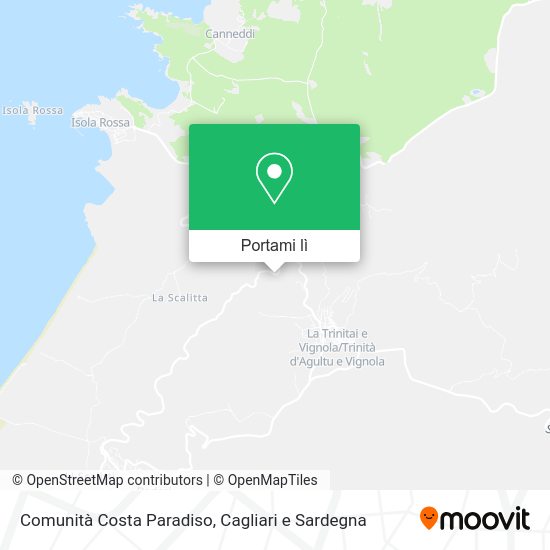 Mappa Comunità Costa Paradiso