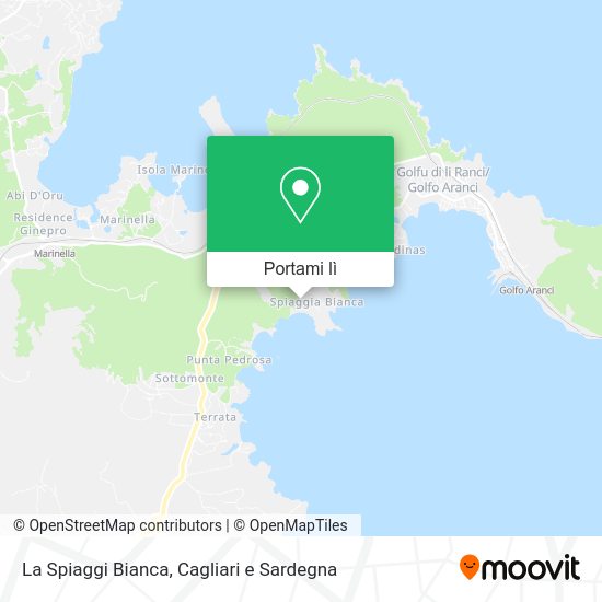 Mappa La Spiaggi Bianca