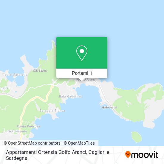Mappa Appartamenti Ortensia Golfo Aranci