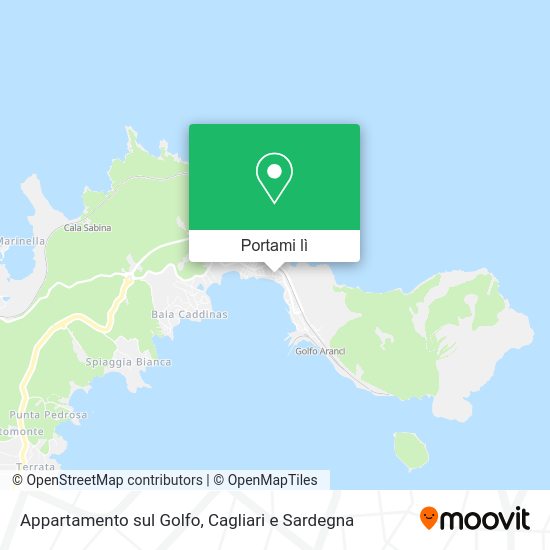 Mappa Appartamento sul Golfo