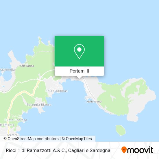 Mappa Rieci 1 di Ramazzotti A.& C.