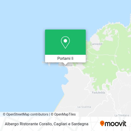 Mappa Albergo Ristorante Corallo