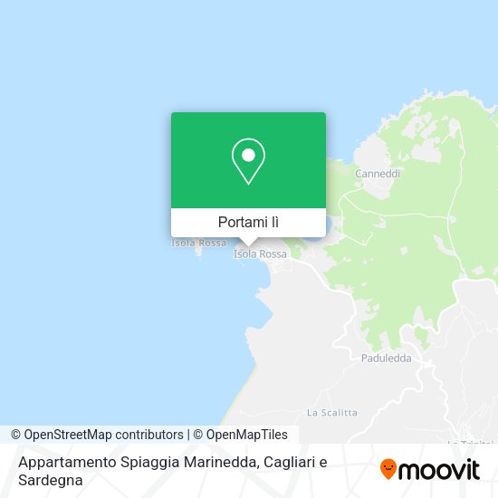 Mappa Appartamento Spiaggia Marinedda