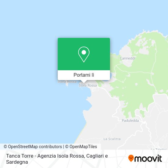 Mappa Tanca Torre - Agenzia Isola Rossa