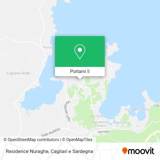 Mappa Residence Nuraghe