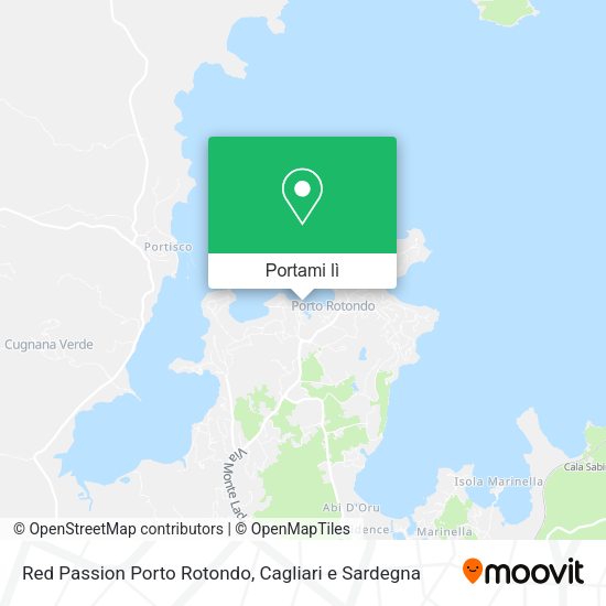 Mappa Red Passion Porto Rotondo