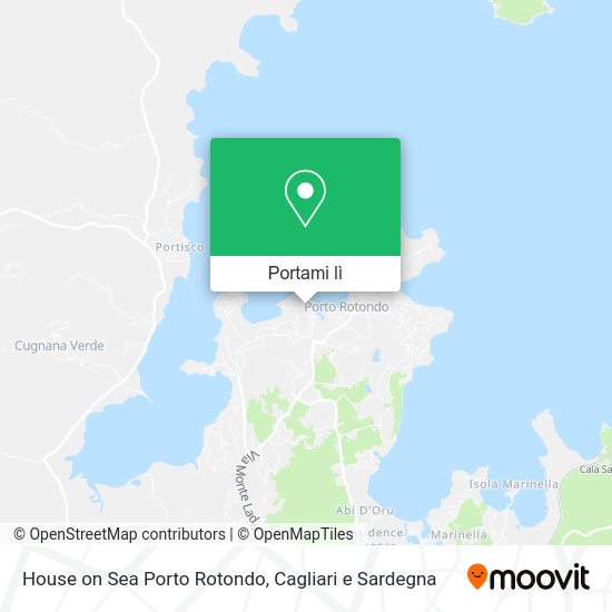 Mappa House on Sea Porto Rotondo