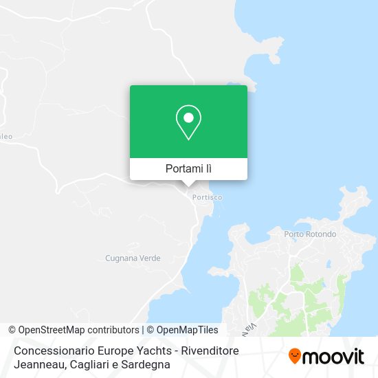 Mappa Concessionario Europe Yachts - Rivenditore Jeanneau