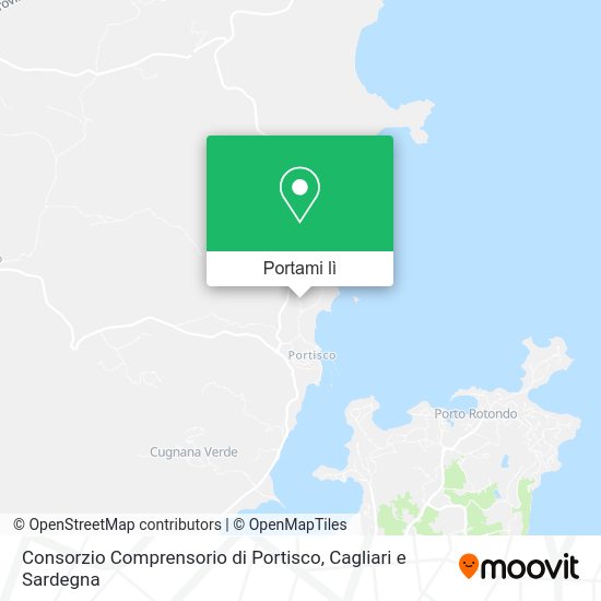 Mappa Consorzio Comprensorio di Portisco