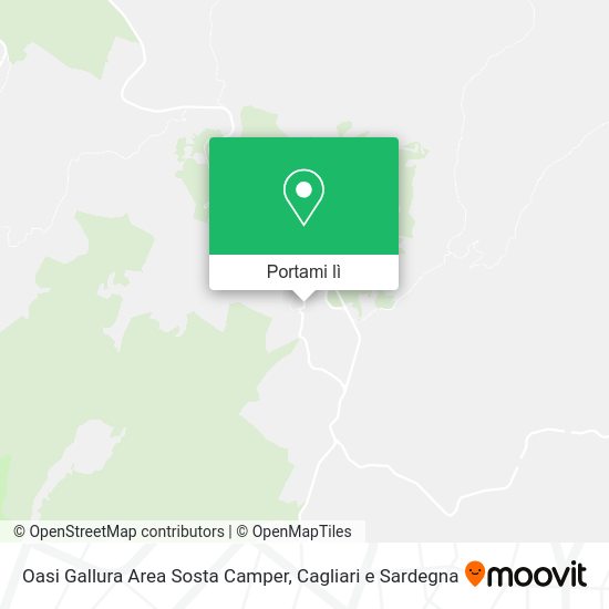 Mappa Oasi Gallura Area Sosta Camper