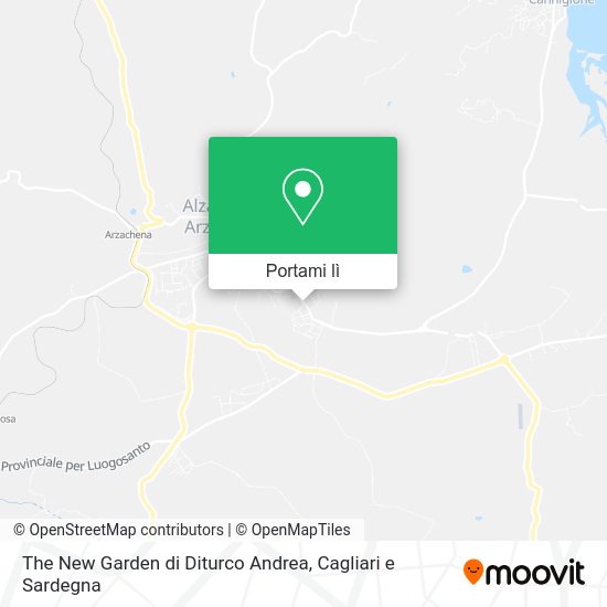 Mappa The New Garden di Diturco Andrea