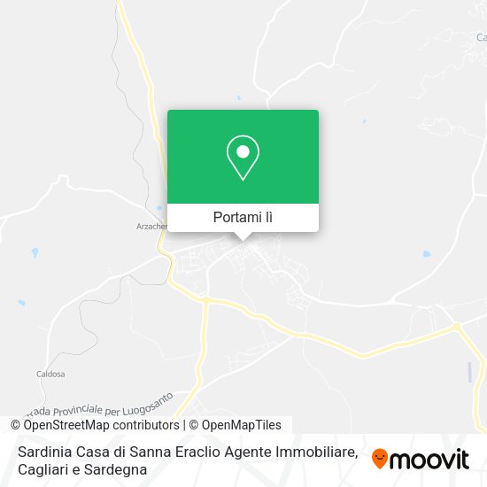Mappa Sardinia Casa di Sanna Eraclio Agente Immobiliare