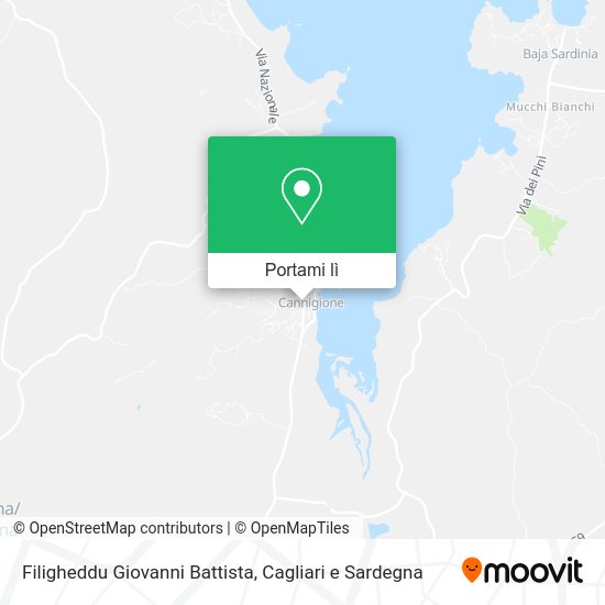 Mappa Filigheddu Giovanni Battista