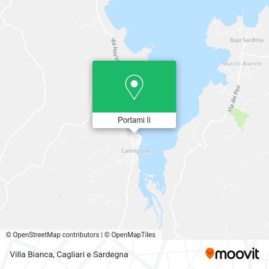 Mappa Villa Bianca