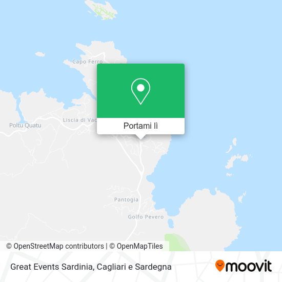 Mappa Great Events Sardinia