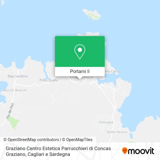 Mappa Graziano Centro Estetica Parrucchieri di Concas Graziano